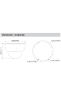 8 MP IP Dome-Kamera DAHUA mit Starlight, KI, Optischer Zoom, 40 m Nachtsicht