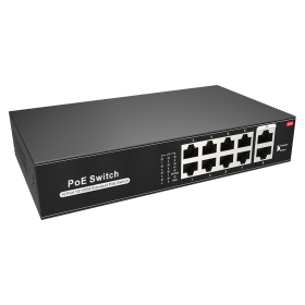10-Port 8-PoE-Switch OEM, 1000 Mbps,120W