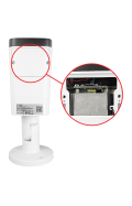 4 MP IP Bullet-Kamera X-SECURITY mit KI, Opticher Zoom, Mikrofon und 60 m Nachtsicht