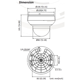 4 MP (2K) IP PTZ-Kamera HIKVISION, 20 m Nachtsicht
