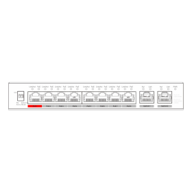 GOLIATH 8-Port PoE Switch | +2 Base-T/X Port | 10/100/1000 Mbps | Max 30W/Port | Gesamtleistung 96W