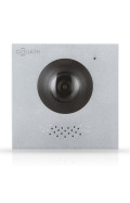 Goliath 2 MP Hybrid Kameramodul Türsprechanlage in Silber mit Nachtsicht und APP (IP & 2-Draht BUS)