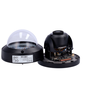 4 MP IP Dome-Kamera SAFIRE mit Motion Detektion 2.0 und 30 m Nachtsicht | Schwarz