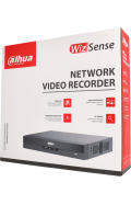 NVR IP-Rekorder DAHUA mit KI, 4 Kameras, 12 MP Auflösung, WizSense