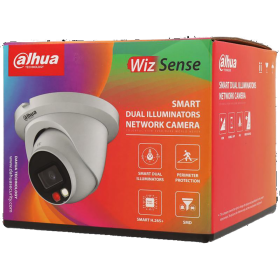 5 MP IP Turret-Kamera DAHUA mit Farb-Nachtsicht, Mikrofon, KI und SMD Plus