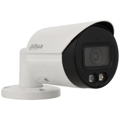 4 MP IP Bullet-Kamera DAHUA mit Full-Colour, KI, Mikrofon und 30m Nachtsicht, SMD Plus