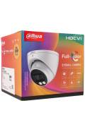 5 MP HDCVI Full-Colour Turret-Kamera DAHUA mit Mikrofon und 40 m Nachtsicht