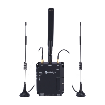 4G Industrie-Router Milesight UR32 mit WLAN und 2 LAN PoE...