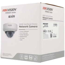 4 MP IP Dome-Kamera Hikvision mit KI, Optischer Zoom und 30 m Nachtsicht