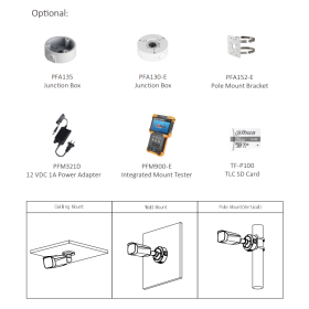 4 MP IP Bullet-Kamera DAHUA mit KI, 2-Weg-Audio, Optischer Zoom und 50 m Nachtsicht, SMD 4.0