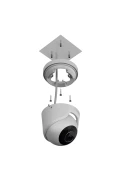 5 MP IP Turret-Kamera AJAX mit KI, Mikrofon und 35 m Nachtsicht. Weiß 4 mm - Sichtwinkel von 75° bis 85°