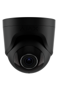 5 MP IP Turret-Kamera AJAX mit KI, Mikrofon und 35 m Nachtsicht. Schwarz