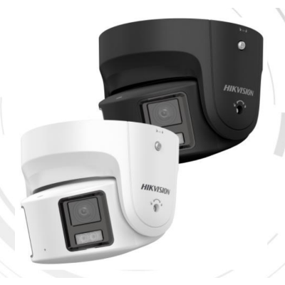 8 MP IP 180° Turret-Kamera Hikvision mit KI, 2-Weg-Audio und 40 m Farb-Nachtsicht
