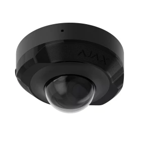 5 MP IP Dome-Kamera AJAX mit KI, Mikrofon und 15 m Nachtsicht. Schwarz