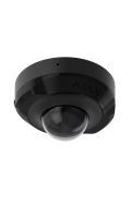 8 MP IP Dome-Kamera AJAX mit KI, Mikrofon und 15 m Nachtsicht. Schwarz