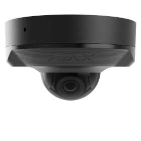 8 MP IP Dome-Kamera AJAX mit KI, Mikrofon und 15 m Nachtsicht. Schwarz 4 mm - Sichtwinkel von 75&deg; bis 85&deg;