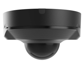 8 MP IP Dome-Kamera AJAX mit KI, Mikrofon und 15 m Nachtsicht. Schwarz 4 mm - Sichtwinkel von 75&deg; bis 85&deg;