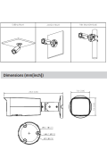 4 MP IP Bullet-Kamera DAHUA mit KI, Mikrofon, Optischer Zoom und 60 m Nachtsicht. SMD Plus
