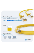 CAT.7 Patchkabel S/FTP PIMF GELB 1,5m