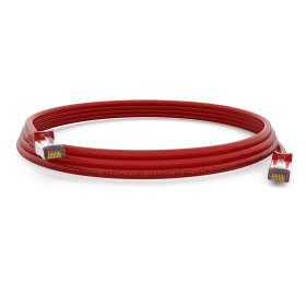 CAT.7 Patchkabel S/FTP PIMF ROT 0,5m