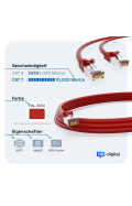 CAT.7 Patchkabel S/FTP PIMF ROT 0,5m