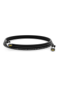 CAT.7 Patchkabel S/FTP PIMF SCHWARZ 3m
