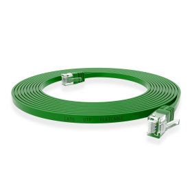 CAT.6 FLACH Patchkabel GR&Uuml;N 0,5m