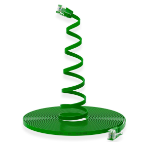 CAT.6 FLACH Patchkabel GR&Uuml;N 0,5m