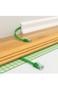 CAT.6 FLACH Patchkabel GRÜN 0,5m