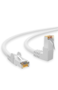 CAT.6 Winkel Patchkabel WEISS 3m