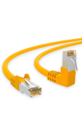 CAT.6 Winkel Patchkabel GELB 15m