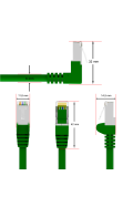 CAT.6 Winkel Patchkabel GRÜN 10m