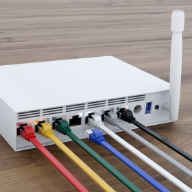 CAT.7 FLACH Patchkabel GRAU 10m