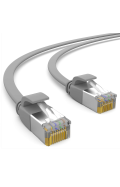 CAT.7 FLACH Patchkabel GRAU 10m
