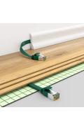 CAT.7 FLACH Patchkabel GRÜN 10m