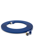 CAT.7 FLACH Patchkabel BLAU 15m