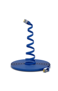 CAT.7 FLACH Patchkabel BLAU 15m