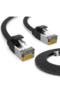 CAT.7 FLACH Patchkabel SCHWARZ 3m
