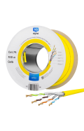 Verlegekabel Cat7a (Simplex) GELB 100m