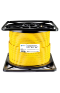 CAT.7 Duplex Verlegekabel, GELB 100m
