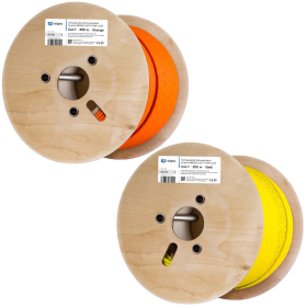 CAT.7 Duplex Verlegekabel, GELB 250m