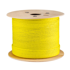 CAT.7 Duplex Verlegekabel, GELB 250m
