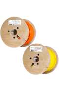 CAT.7 Duplex Verlegekabel, GELB 250m