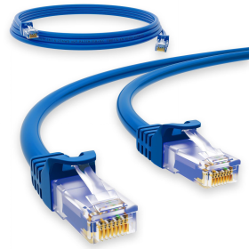 CAT.6 Patchkabel U/UTP BLAU 1m