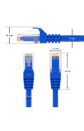 CAT.6 Patchkabel U/UTP BLAU 1m