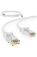 CAT.6 Patchkabel S/FTP WEISS 0,25m