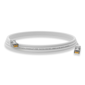 CAT.6 Patchkabel S/FTP WEISS 3m