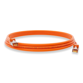 CAT.6 Patchkabel S/FTP ORANGE 1m