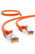 CAT.6 Patchkabel S/FTP ORANGE 1m