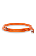 CAT.6 Patchkabel S/FTP ORANGE 1m